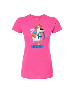 Футболка Juniors' Secret Life of Pets It Outside с графическим рисунком, розовый Licensed character