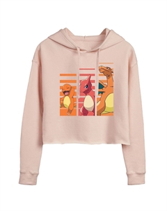 Укороченная толстовка с рисунком Pokemon Charmander для юниоров, розовый Licensed character