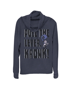 Толстовка с воротником-хомутом Pull The Lever Yzma от Disney's Emperor's New Groove Juniors, темно-синий Licensed character