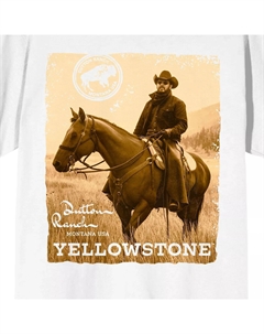 Футболка с графическим рисунком Yellowstone Rip Wheeler Dutton Ranch для юниоров Licensed character