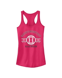 Майка с логотипом «Самая могущественная Черная Вдова» для юниоров Marvel Avengers Earth Licensed character