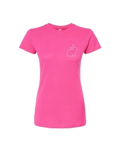 Облегающая футболка с контуром кролика для юниоров, розовый Licensed character