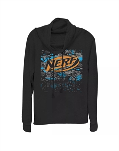 Пуловер с камуфляжным принтом и воротником-хомутом для юниоров Nerf Logo Licensed character