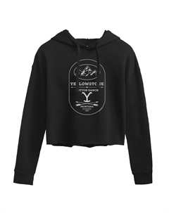 Укороченная толстовка с капюшоном для юниоров Yellowstone Licensed character