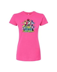 Юниорская футболка Power Rangers GoGo с графическим рисунком, розовый Licensed character