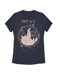 Футболка с печатью Хогвартса «Гарри Поттер на Святочном балу» для юниоров, темно-синий Licensed character