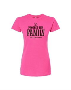 Облегающая футболка Yellowstone Protect Family для юниоров, розовый Licensed character
