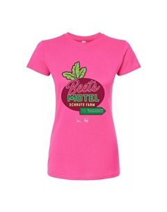 Облегающая футболка The Office Beets Motel для юниоров, розовый Licensed character