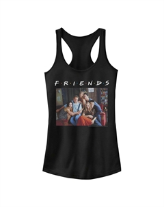 Майка с классическим логотипом Juniors' Friends и графическим рисунком группы Licensed character