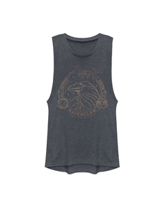 Футболка с мускулистым логотипом Гарри Поттера для юниоров Ravenclaw Line Art Harry potter