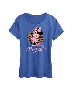 Женская футболка с леопардовым принтом Disney Minnie Mouse Licensed character