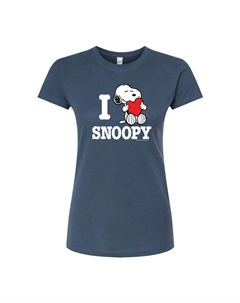 Детская футболка с рисунком Peanuts "I Love Snoopy", синий Licensed character