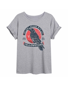 Футболка с струящимся рисунком Yellowstone Evil Crow для юниоров Licensed character