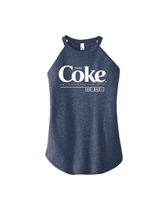 Детская майка Coca-Cola Drink Coke с высоким воротником и рисунком Coke, синий Licensed character