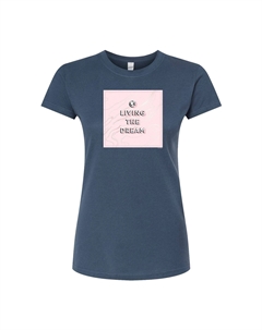 Футболка с приталенным рисунком Barbie для юниоров «Living The Dream», синий Licensed character