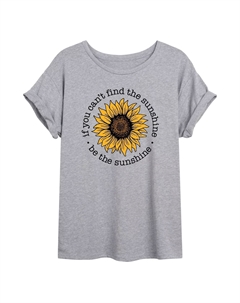 Детская футболка оверсайз с рисунком Be The Sunshine Licensed character