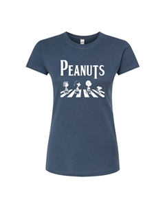 Детская футболка Peanuts Charlie Brown & Snoopy Crossing Road с графическим рисунком, синий Licensed character