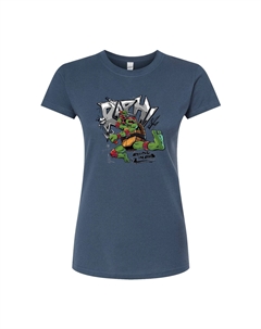 Футболка с рисунком «Черепашки-ниндзя» для юниоров Mutant Mayhem Raph, синий Licensed character