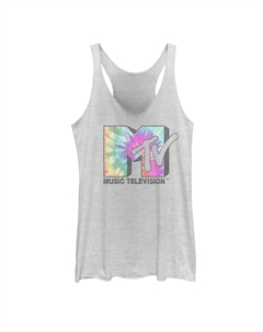 Классическая майка с рисунком тай-дай для юниоров с логотипом MTV Licensed character