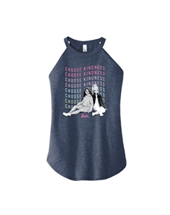 Майка для девочек-подростков Barbie Choose Kindness с высоким воротником, синий Licensed character