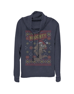 Рождественский свитшот с капюшоном Looney Tunes для юниоров Wile E. Coyote Naughty Licensed character