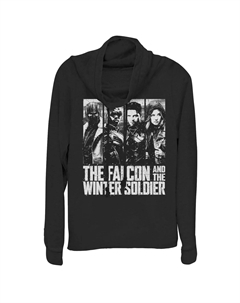 Пуловер с хомутом и вставками для групповых фотографий Marvel Falcon And The Winter Soldier для юниоров Licensed character