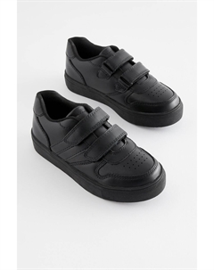 Школьные кроссовки с застежкой-липучкой, черный Next