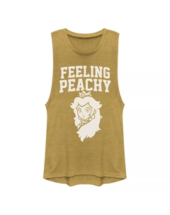 Майка с персиковыми мышцами Super Mario Bros для юниоров Peach Feeling Licensed character