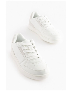 Кроссовки на шнуровке, белый Next