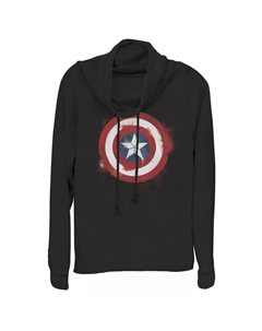 Пуловер с логотипом Капитана Америки для юниоров Marvel Avengers Endgame., черный Licensed character