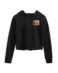 Укороченная худи USPS Cherub Stamp для юниоров, черный Licensed character