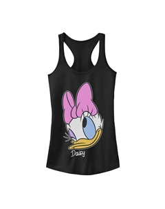 Майка Disney Daisy Duck Winking Face для юниоров с портретом, черный Licensed character