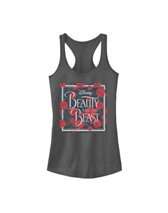 Майка с цветочным логотипом Disney Junior's Beauty And The Beast Licensed character