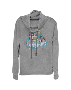 Групповой снимок DC Comics для юниоров «День матери» Пуловер с рисунком «Мама года» с воротником-хомутом Licensed character