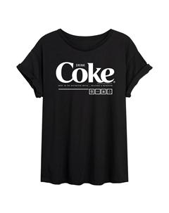 Детская футболка Coca-Cola Drink Coke с рисунком Flowing Coke, черный Licensed character