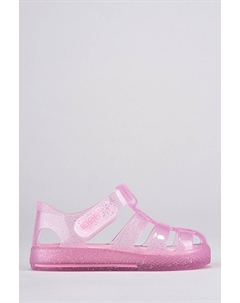 Блестящие босоножки со звездой, розовый Igor