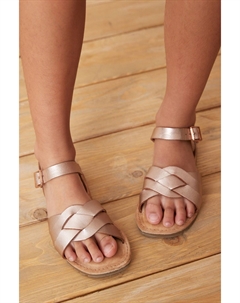 Кожаные плетеные сандалии, розовый Next