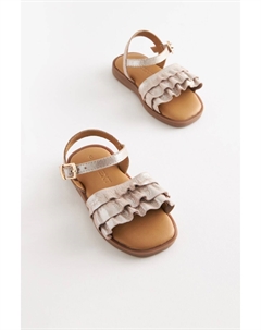 Босоножки с рюшами, розовый Next