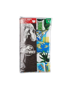 Набор из 5 трусов Jurassic World, мультиколор Licensed character