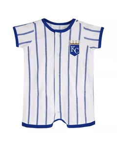 Белый/королевский джемпер с короткими рукавами Newborn Kansas City Royals Power Hitter Outerstuff