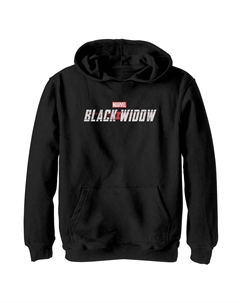 Флисовый пуловер с графическим логотипом Black Widow для мальчиков 8–20 лет Marvel