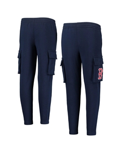 Флисовые брюки-карго Youth Navy Boston Red Sox Players Anthem Outerstuff