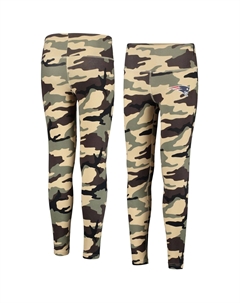 Девочки Молодежные камуфляжные леггинсы New England Patriots Левые Правые Левые Леггинсы Outerstuff