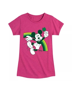 Зеленая футболка с рисунком Микки Мауса Disney's для девочек 7–16 лет Licensed character