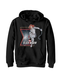Флисовый пуловер с графическим рисунком Black Widow для мальчиков 8–20 лет Marvel
