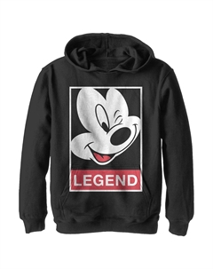 Пуловер с рисунком Микки Мауса для мальчиков 8–20 лет Legend Winking Portrait и худи с рисунком Disney