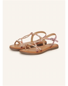 Сандалии с драгоценными камнями, оранжевый Gioseppo