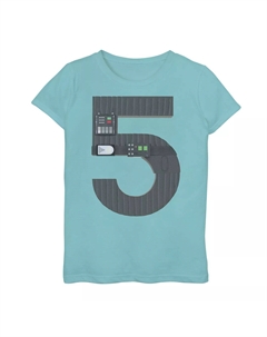 Футболка с рисунком «Дарт Вейдер на пятый день рождения» для девочек 7–16 лет Star wars