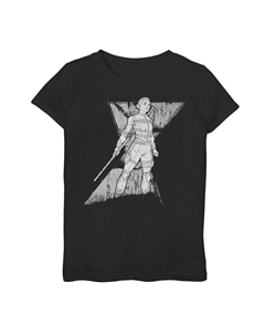 Футболка с рисунком и логотипом Black Widow Yelena для девочек 7–16 лет Marvel