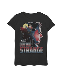 Футболка с изображением головы доктора Стрэнджа для девочек 7–16 лет Infinity War Marvel